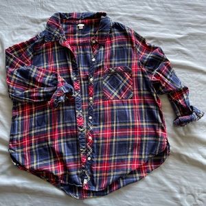 American Eagle Flannel PJ Shirt